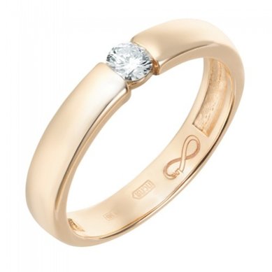 Обручальное кольцо R01-WED-00022-М13110 - Ювелирный бренд Московский ювелирный завод