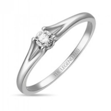 Помолвочное кольцо R01-SL06-015-G2-М13114 - Ювелирный бренд Московский ювелирный завод